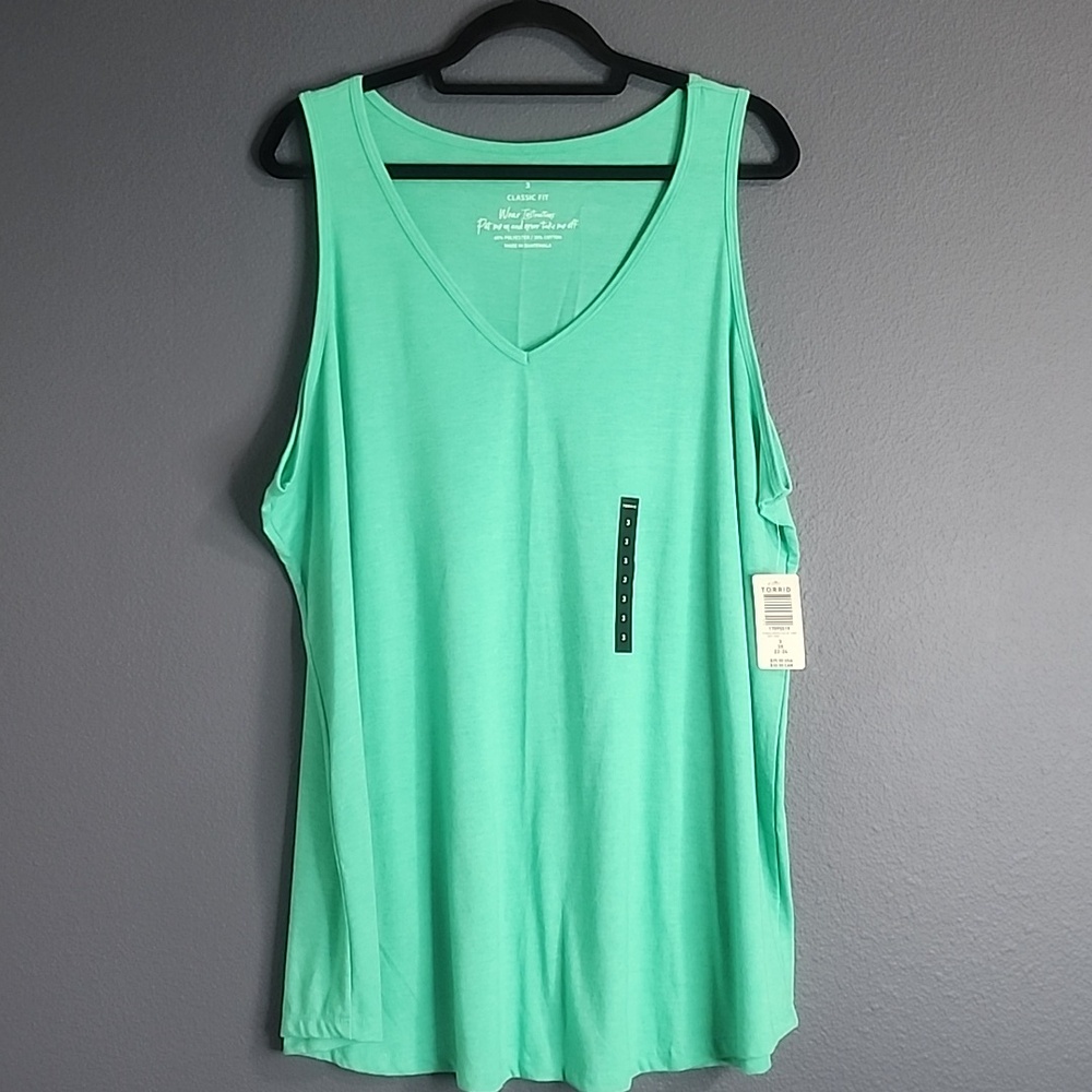 Torrid Aqua Green Tank